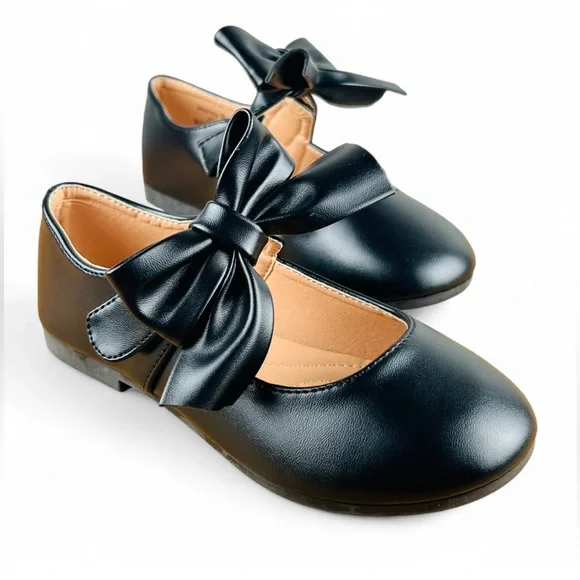 CHILDREN'S BALLERINA FLATS (COT) - Picture 2 of 5